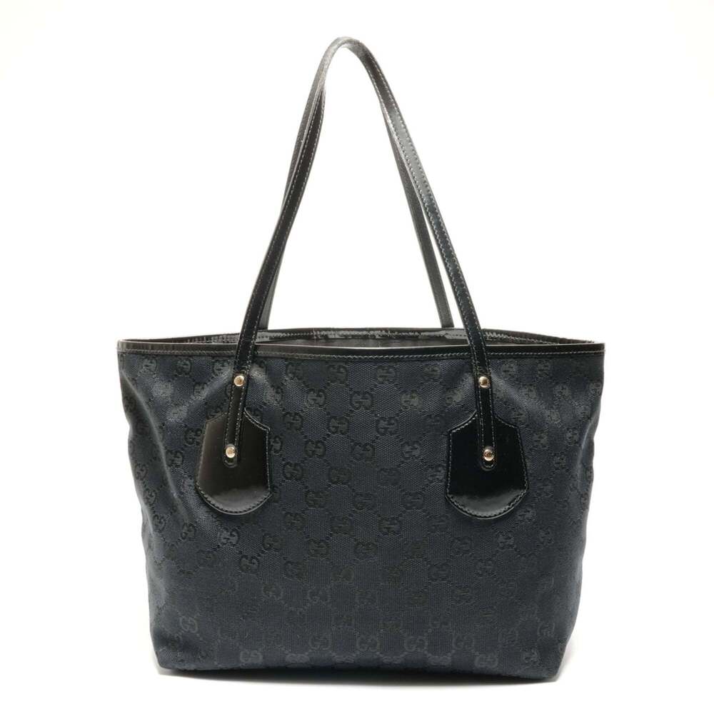 GUCCI Black Canvas Tote Bag - Picture 2 of 13